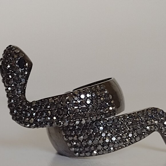Bracelet Snake Shaped, Grey black snake bracket, Party Bracelet - Picture 7 of 8